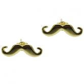 Brinco folheado - Bigode dourado